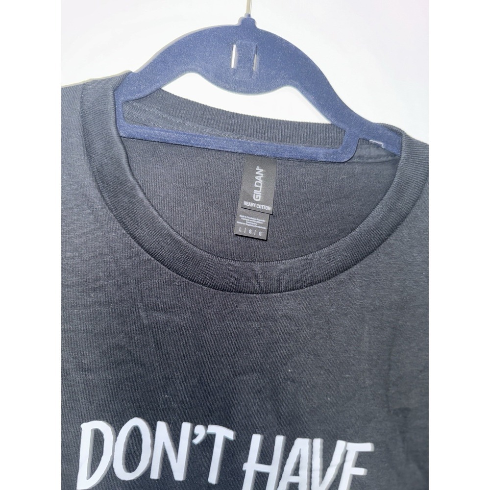 Gildan Heavy Cotton T-Shirt Women's Fun Letter Printing Tee Cool Girl Top Size L - Picture 6 of 10